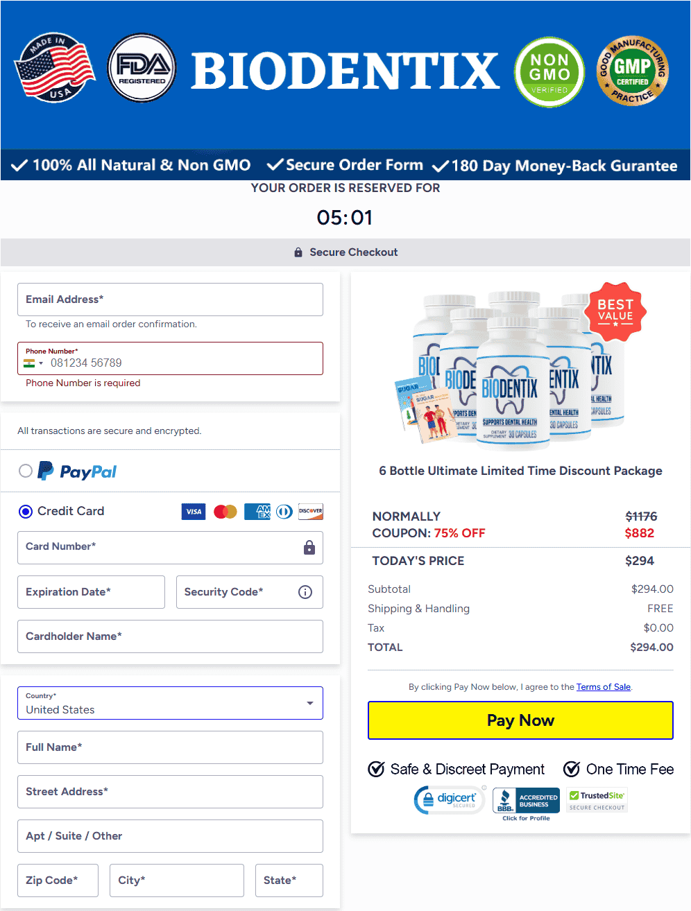 Order Biodentix Supplement – Official USA Site for Secure Checkout