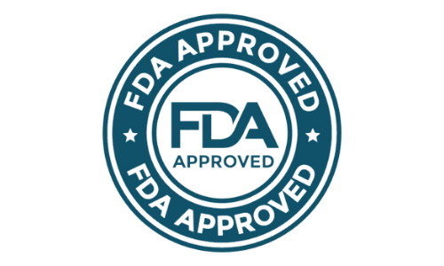 Biodentix FDA approved supplement badge showing safe and authorized manufacturing standards
